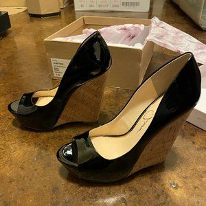 Jessica Simpson Bethany wedges 6.5